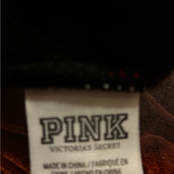 PINK Victoria's Secret Red and Black Plaid Hat - Picture 3 of 3